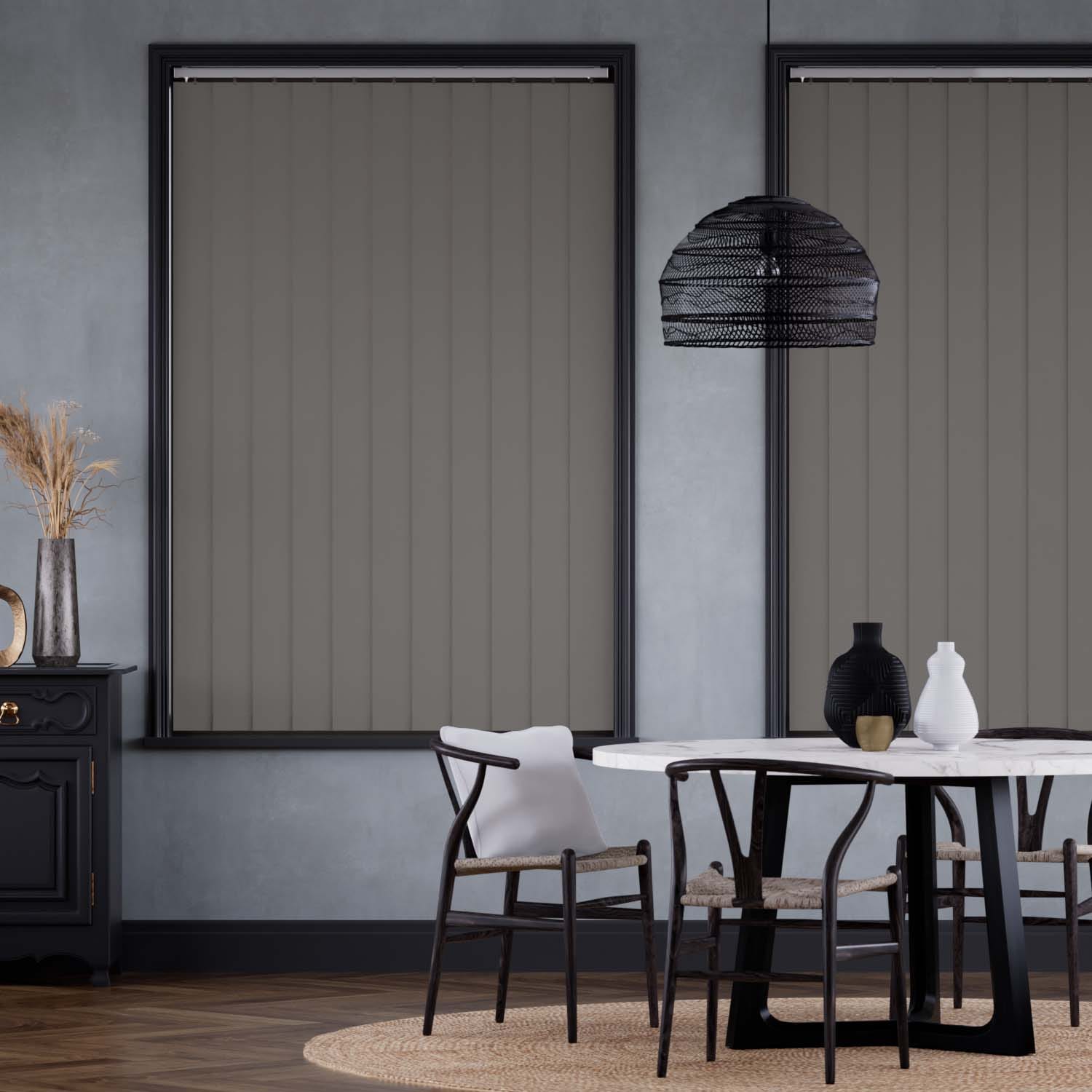 Serenity Blockout Tempest Vertical Blind - 127mm Slat