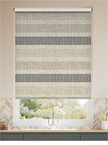 Choices Cardigan Stripe Linen Stone Roller Blind thumbnail image