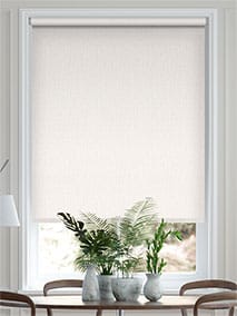 Choices Chenille Cotton White Roller Blind thumbnail image