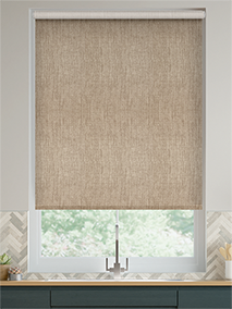 Thermal Luxe Dimout Biscuit Roller Blind thumbnail image