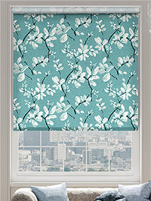 Choices Madelyn Linen Tropical Blue Roller Blind thumbnail image