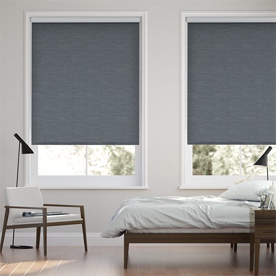 Choices Paleo Linen Smoky Blue  Roller Blind