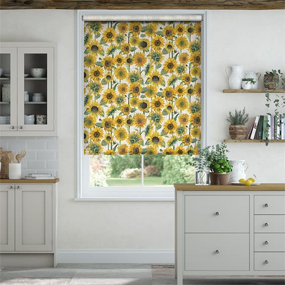 Choices Sunflowers Yellow Roller Blind