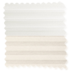 Click2Fit Night & Day Thermal Duo Sheer Ivory Pleated Blind sample image