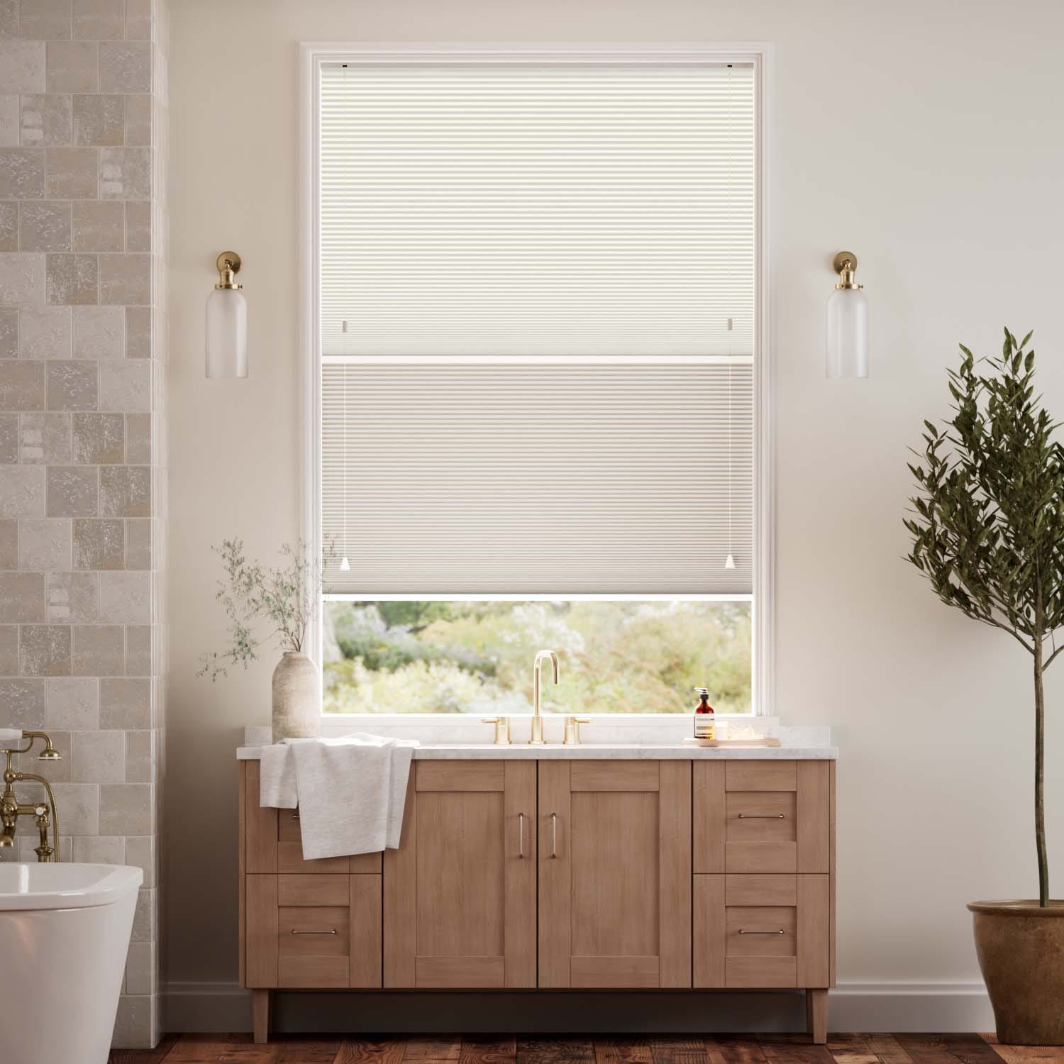 Click2Fit Night & Day Thermal Duo Sandstone Pleated Blind