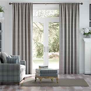Cotswold Flannel Grey Curtains thumbnail image