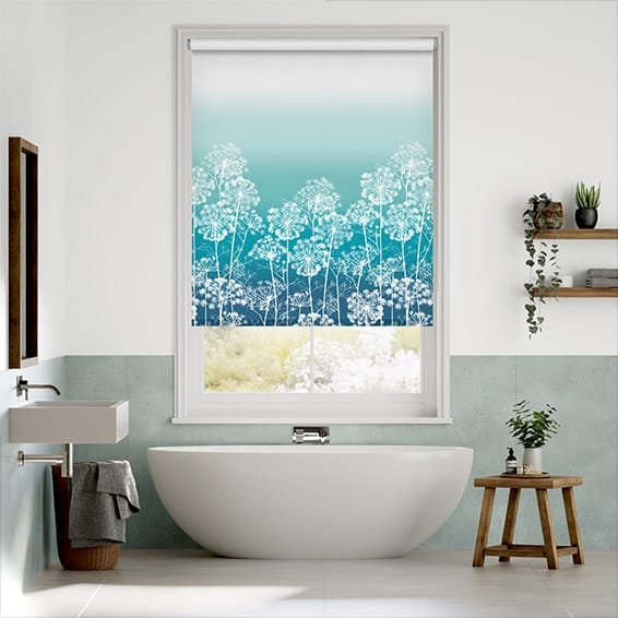 Dill Teal Roller Blind