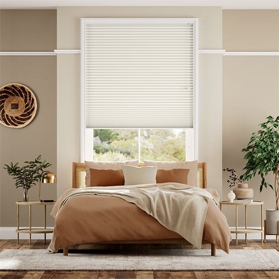 Double Thermal DuoShade Ivory Pleated Blind
