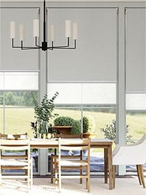 Twist2Fit Double Roller Light Grey Double Roller Blind thumbnail image