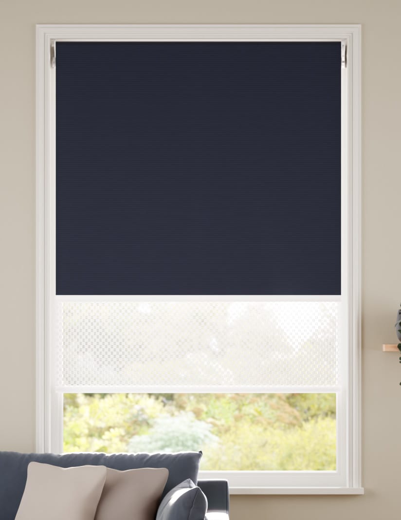 Double Roller Eclipse Navy Double Roller Blind thumbnail image