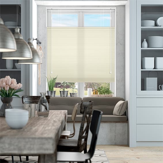 DuoLight Clotted Cream Top Down/Bottom Up Pleated Blind