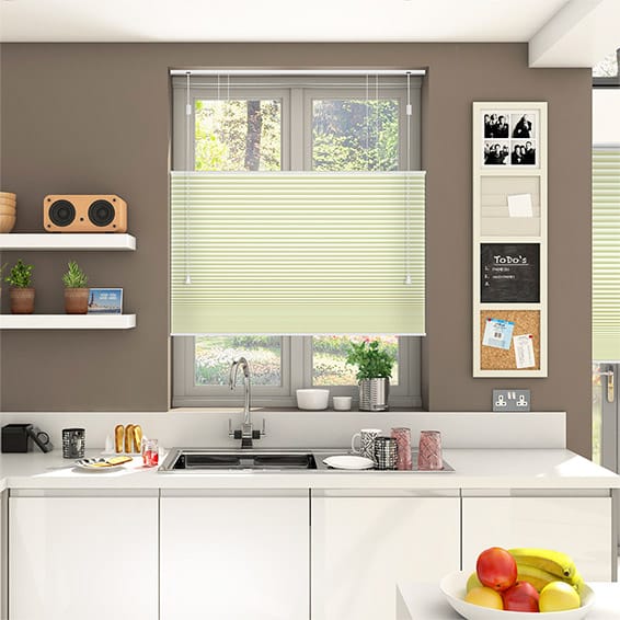 Thermal DuoShade Basket Weave Top Down/Bottom Up Pleated Blind