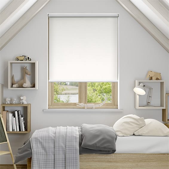 Eclipse Blockout White Roller Blind