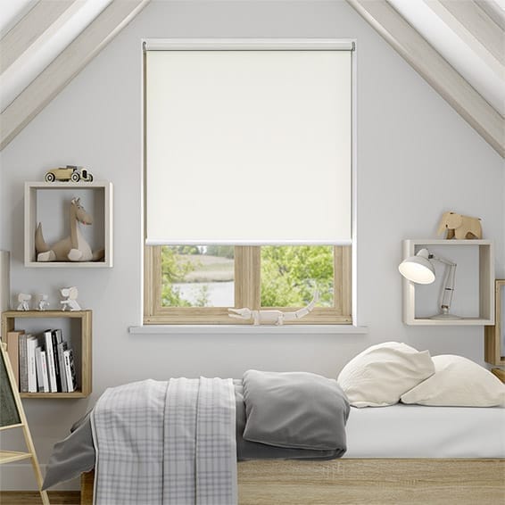 Electric Express Sofia Blockout Vanilla Roller Blind