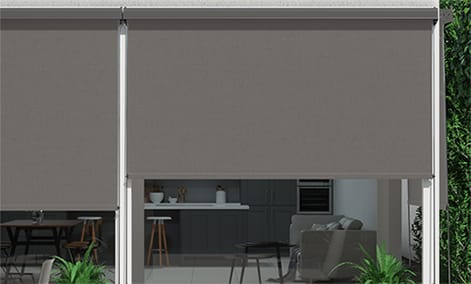 Electric Shade IT Modern Grey Outdoor Window Blind thumbnail image