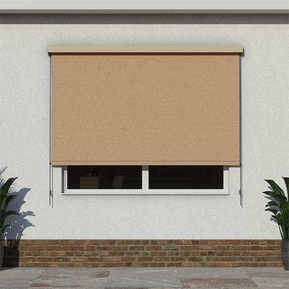 Electric Shade IT Paper Bark Outdoor Window Blind