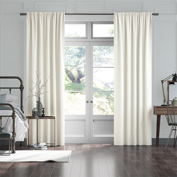 Elodie Classic White Curtains Curtains