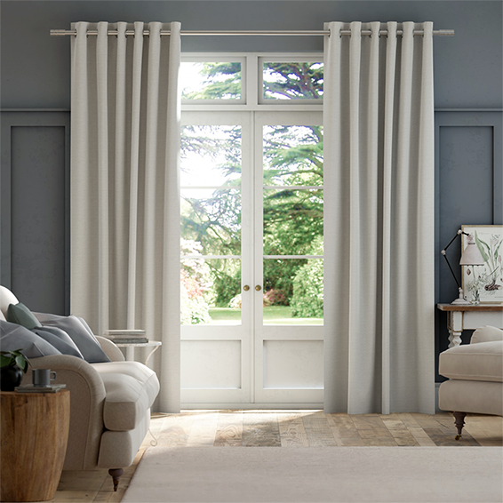 Emin Country Grey Curtains