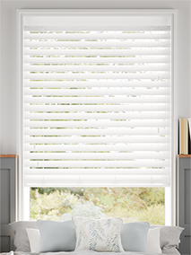 Express Pure White Wooden Blind thumbnail image