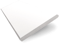 Frost White PVC Timber Style Venetian Blind - 50mm Slat sample image