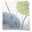 Gardenia Inky Blue Roman Blind swatch image