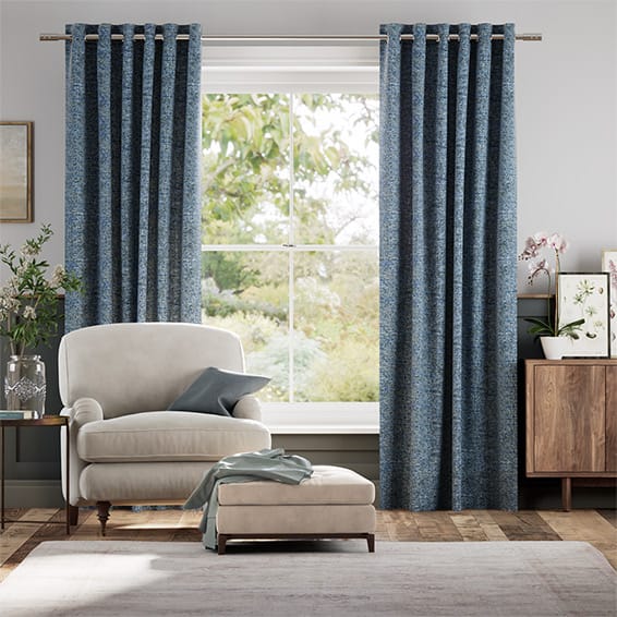 Glencoe Twilight Blue Curtains