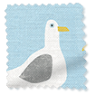 Gulls Blue Haze Roman Blind sample image
