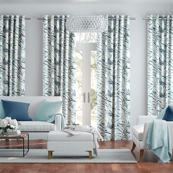 Kentia Linen Azure Curtains