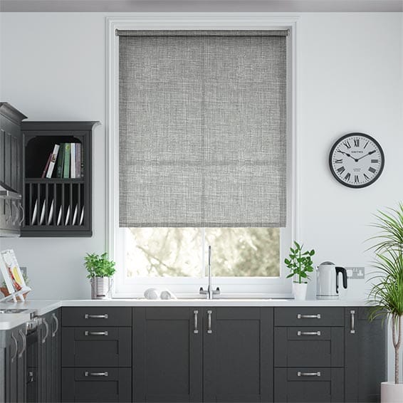 Laurent Silver Grey Roller Blind