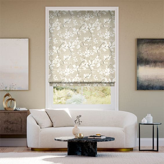 Nadia Grey Shimmer Fully Lined Roman Blind 61cm Alteration Available 2ft 