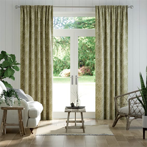William Morris Marigold Moss Curtains