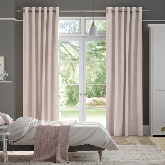 Melton Dusky Pink Curtains