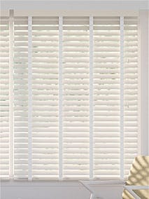 Metropolitan Vanilla & White Wooden Blind thumbnail image