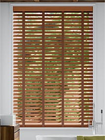 Metropolitan Warm Oak & Hazel Wooden Blind thumbnail image