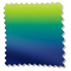 Ombre Navy Emerald Roller Blind swatch image