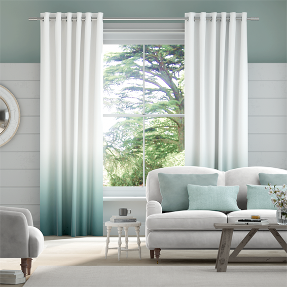 Ombre Ocean Curtains