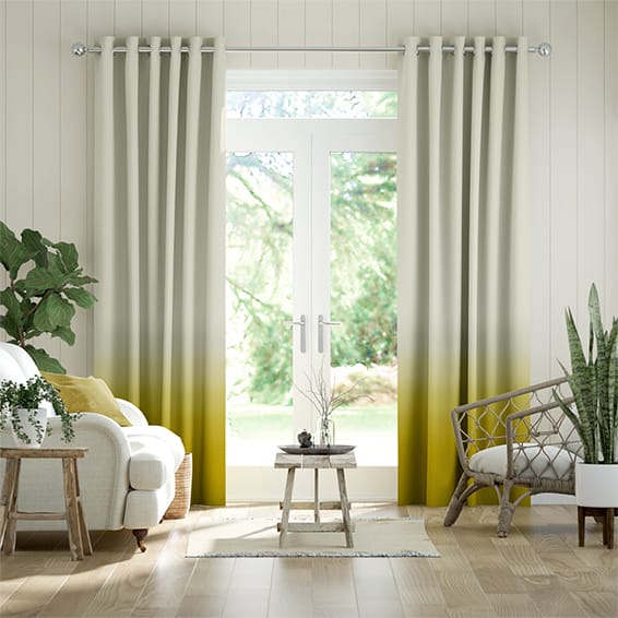 Ombre Ochre Curtains