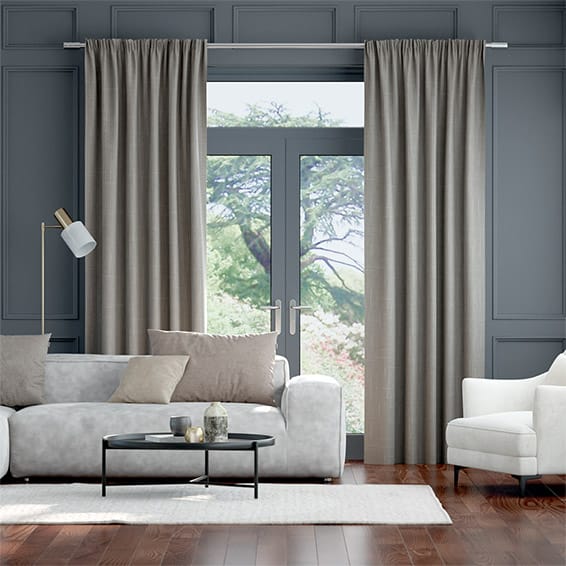 Palazzo Chenille Grey Curtains