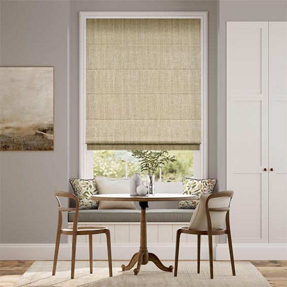 Click2Fit Paleo Linen Hopsack Roman Blind