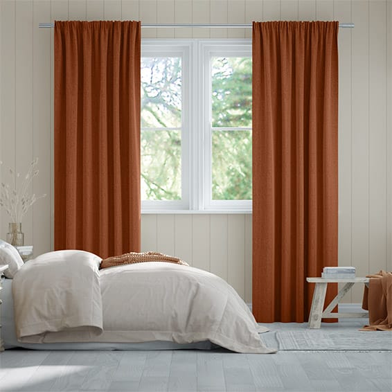 Paleo Linen Pumpkin Curtains