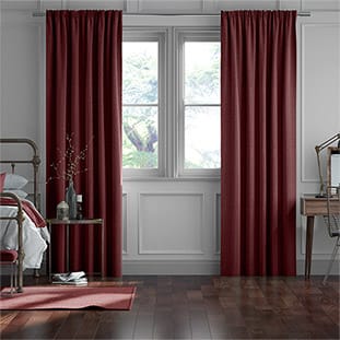 Paleo Linen Ruby Red Curtains Curtains thumbnail image