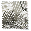 Palm Leaf Natural Grey Curtains swatch image