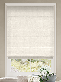 Purity Dove Wing Roman Blind thumbnail image