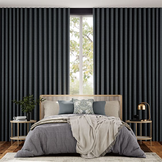 S-Fold Harrow Flint Curtains