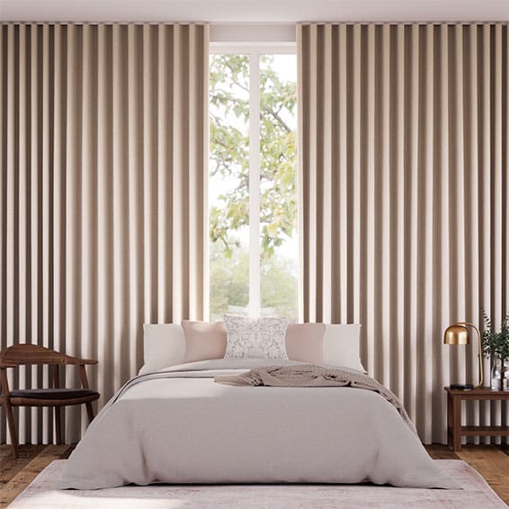 S-Fold Harrow Warm Blush Curtains