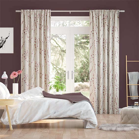 Salice Plum Curtains