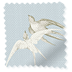 Sea Aves Soft Blue Roman Blind sample image