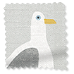 Seagulls Storm Grey Curtains Curtains swatch image