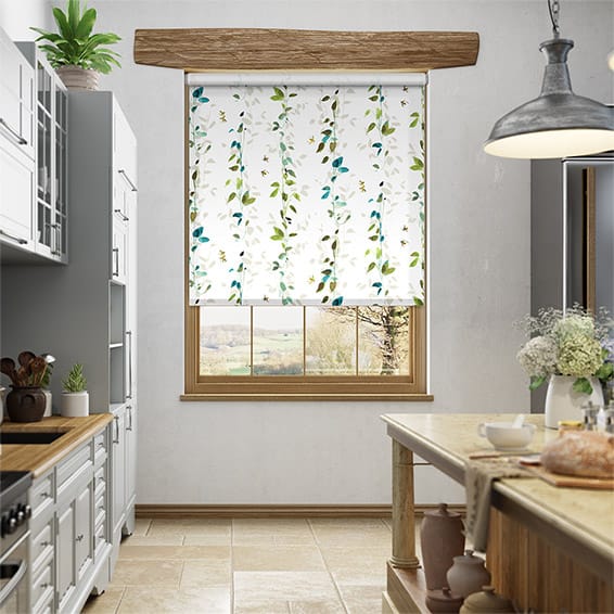 Secret Garden Bluegrass Roller Blind