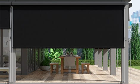 Shade IT Blockout Black Outdoor Window Blind thumbnail image